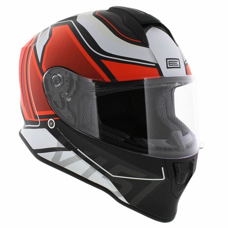 Origine Dinamo full face helmet - Galaxi Matt black red white - Size S