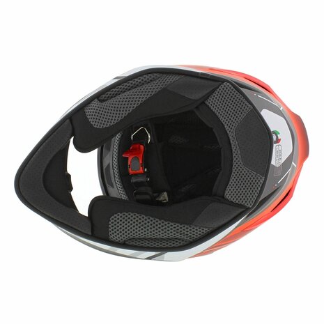 Origine Dinamo full face helmet - Galaxi Matt black red white - Size S