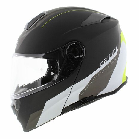 Origine Delta Basic helmet Division yellow black matt - Size M - Modular flip up motorcycle helmet