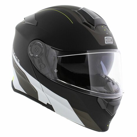 Origine Delta Basic helmet Division yellow black matt - Size M - Modular flip up motorcycle helmet