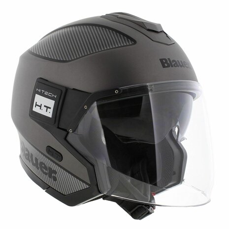 Blauer Solo jet helmet titanium carbon black