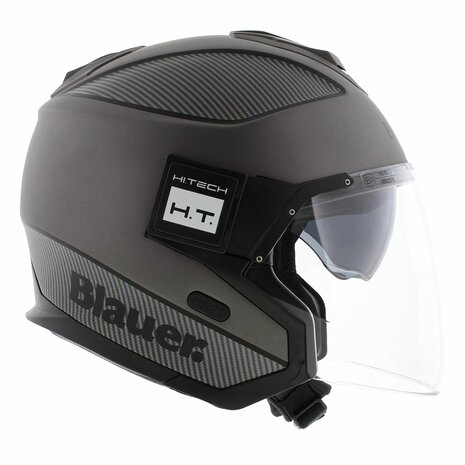 Blauer Solo jet helmet titanium carbon black