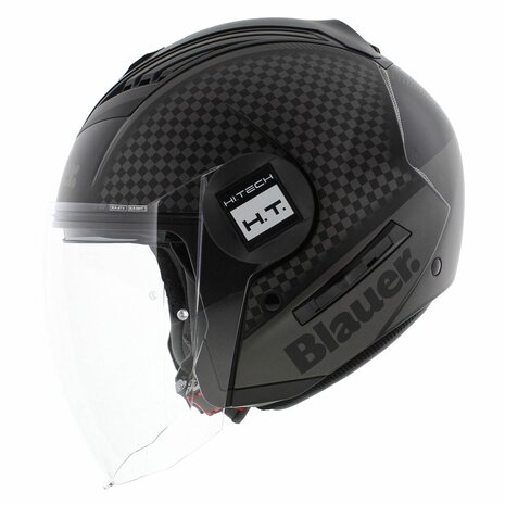 Blauer Real B jet helmet matt black titanium grey
