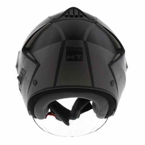 Blauer Real B jet helmet matt black titanium grey