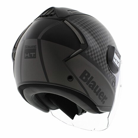 Blauer Real B jet helmet matt black titanium grey
