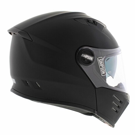 Simpson Darksome Modular Motorcycle Helmet matt black