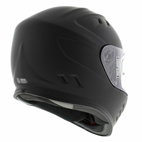 Simpson Venom Motorcycle Helmet matt black (22.06)