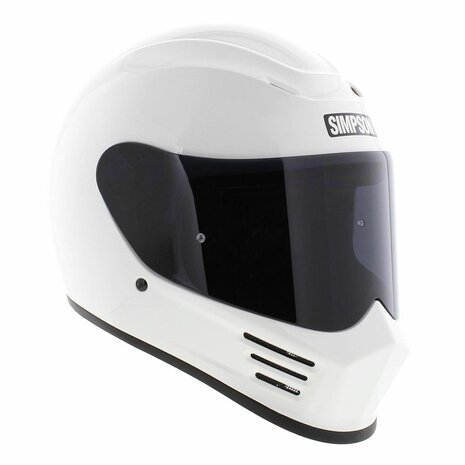 Simpson Speed Motorcycle Helmet gloss white (22.06) - Size XL