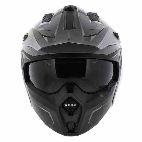 Vito Jet Predator helmet nardo grey