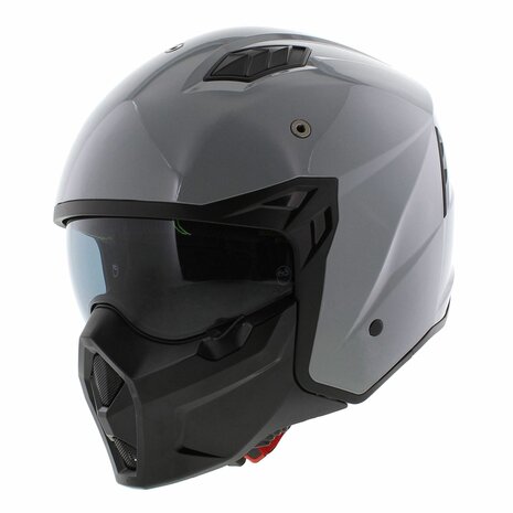 Vito Jet Predator helmet nardo grey