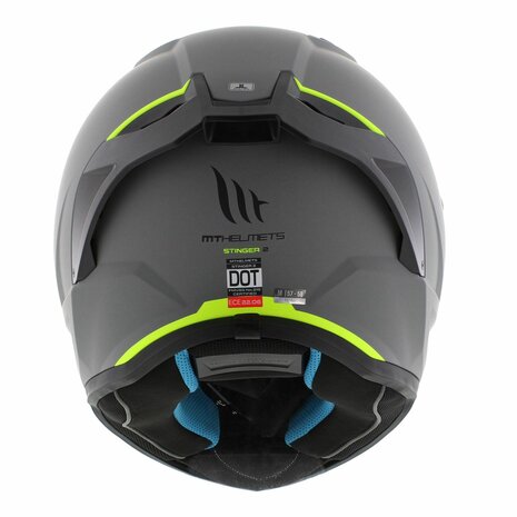 MT Stinger 2 fullface helmet matt grey