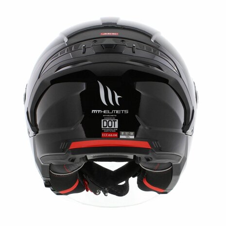 MT Jet Cosmo SV Helmet gloss black