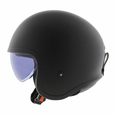 LS2 OF599 Spitfire II single mono matt black - Open Face helmet motorcycle scooter