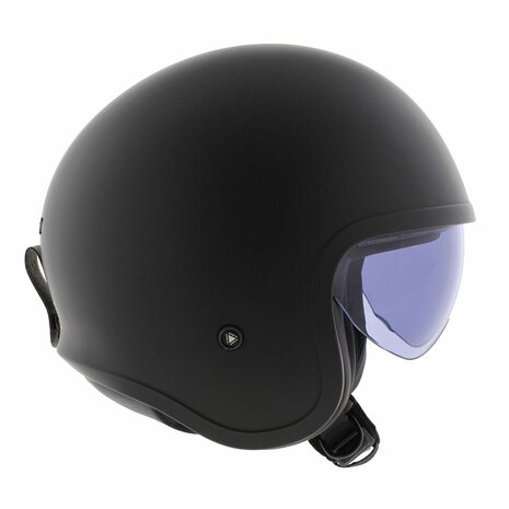 LS2 OF599 Spitfire II single mono matt black - Open Face helmet motorcycle scooter