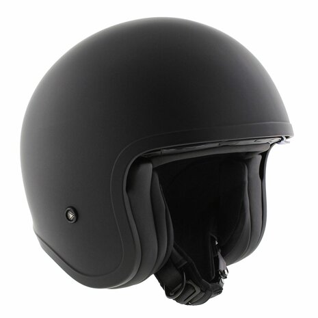 LS2 OF599 Spitfire II single mono matt black - Open Face helmet motorcycle scooter