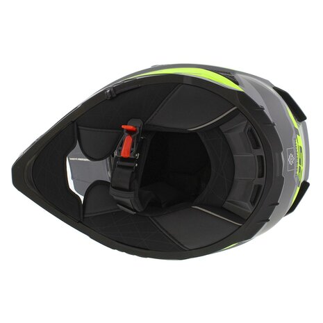 LS2 MX702 Pioneer II adventure helmet Namib matt grey hv yellow