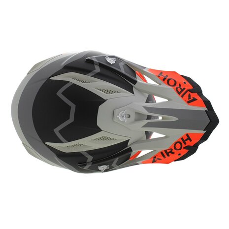 Airoh Aviator Ace 2 MX Helmet Ground - Size XL - matt grey orange