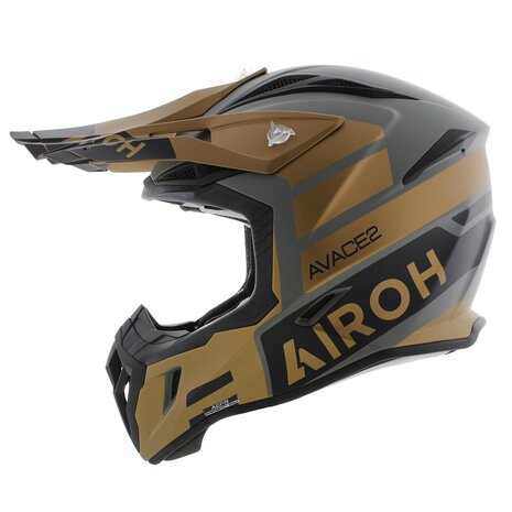 Airoh Aviator ACE Mono Matt Black, All Sizes Offroad MX
