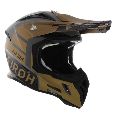 Airoh Aviator Ace 2 MX Helmet Sake matt gold black Airoh Aviator Ace 2 MX Helmet Sake matt gold black
