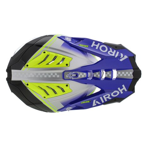 Airoh MX Helmet Aviator 3 AMS&sup2; Hima gloss blue grey black