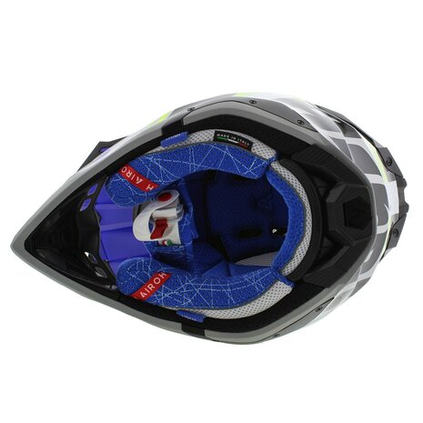 Airoh MX Helmet Aviator 3 AMS&sup2; Hima gloss blue grey black