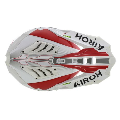 Airoh Helmet Aviator 3 AMS&sup2; Saber gloss red white black - Size L