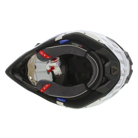 Airoh Helmet Aviator 3 AMS&sup2; Saber gloss grey blue white