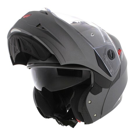 Caberg Duke X Matt Titanium Grey - Modular Motorcycle Helmet - Size XS