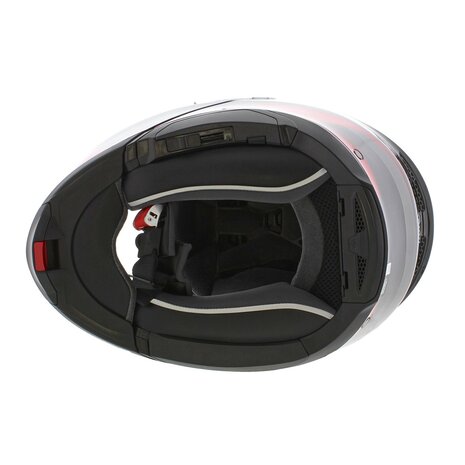 AGV Tourmodular Perception modular helmet gloss black grey red - XXL