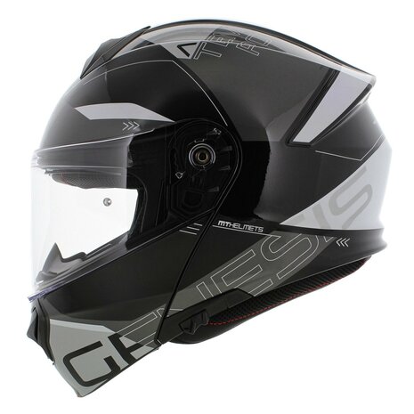 MT Genesis SV helmet Atempo gloss black grey