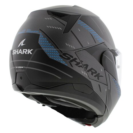 Shark Oxo Modular Helmet - Rydger - Matt Blue Anthracite Black