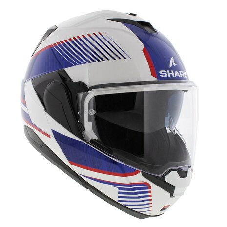 Shark Oxo Modular Helmet Sikter gloss white blue red