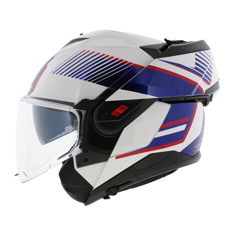 Shark Oxo Modular Helmet Sikter gloss white blue red