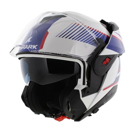 Shark Oxo Modular Helmet Sikter gloss white blue red