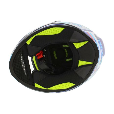 LS2 FF812 Kids junior Next Level gloss white - Children motorcycle racing helmet