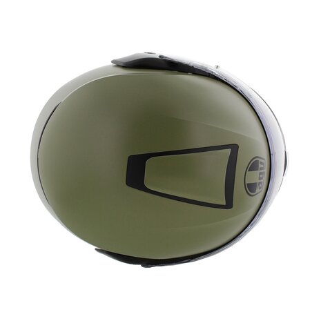 AGV Streetmodular Mono Pastello matt green black motorcycle helmet