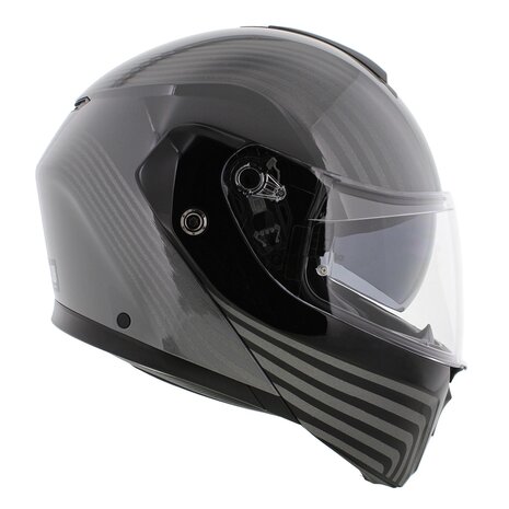 AGV Streetmodular Iseo grey black motorcycle helmet