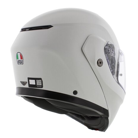 AGV Streetmodular Mono Materia matt white motorcycle helmet