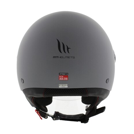 MT Street S helmet matt grey