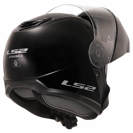 LS2 FF908 Strobe II helmet solid gloss black