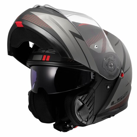 LS2 FF908 Strobe II helmet Code black grey