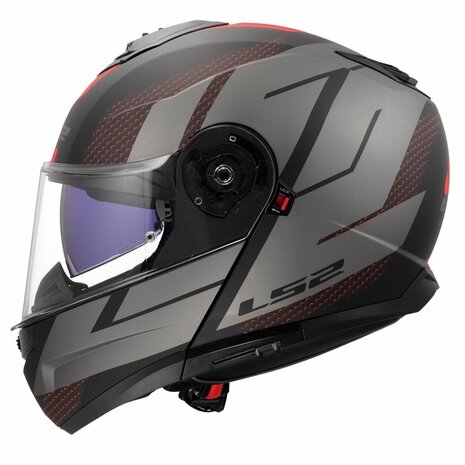 LS2 FF908 Strobe II helmet Code black grey