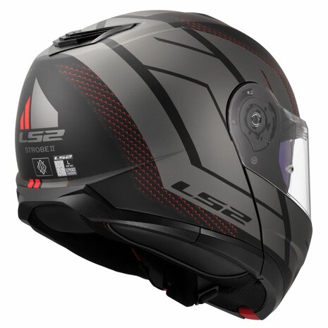 LS2 FF908 Strobe II helmet Code black grey