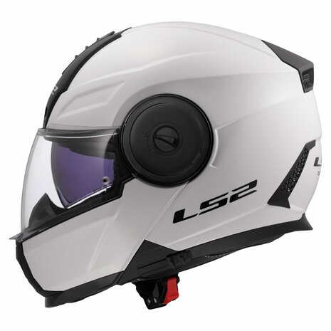 LS2 FF902 Scope II helmet solid gloss white