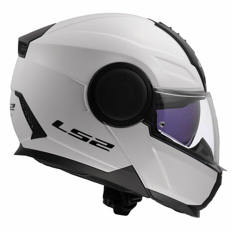 LS2 FF902 Scope II helmet solid gloss white