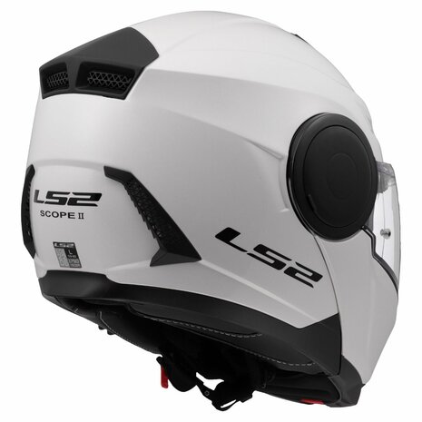 LS2 FF902 Scope II helmet solid gloss white