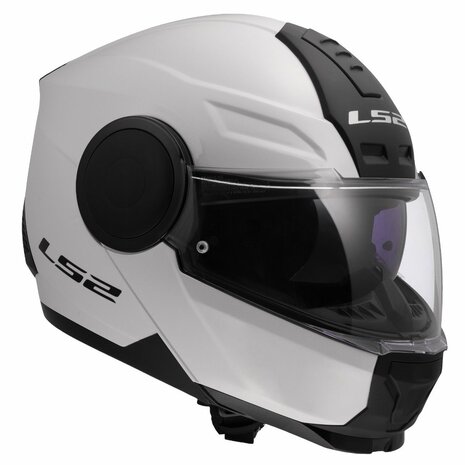 LS2 FF902 Scope II helmet solid gloss white