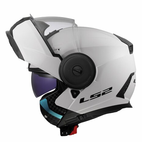 LS2 FF902 Scope II helmet solid gloss white