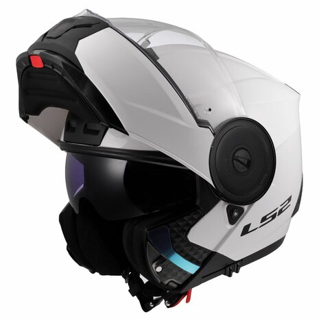 LS2 FF902 Scope II helmet solid gloss white