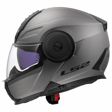 LS2 FF902 Scope II helmet solid matt titanium